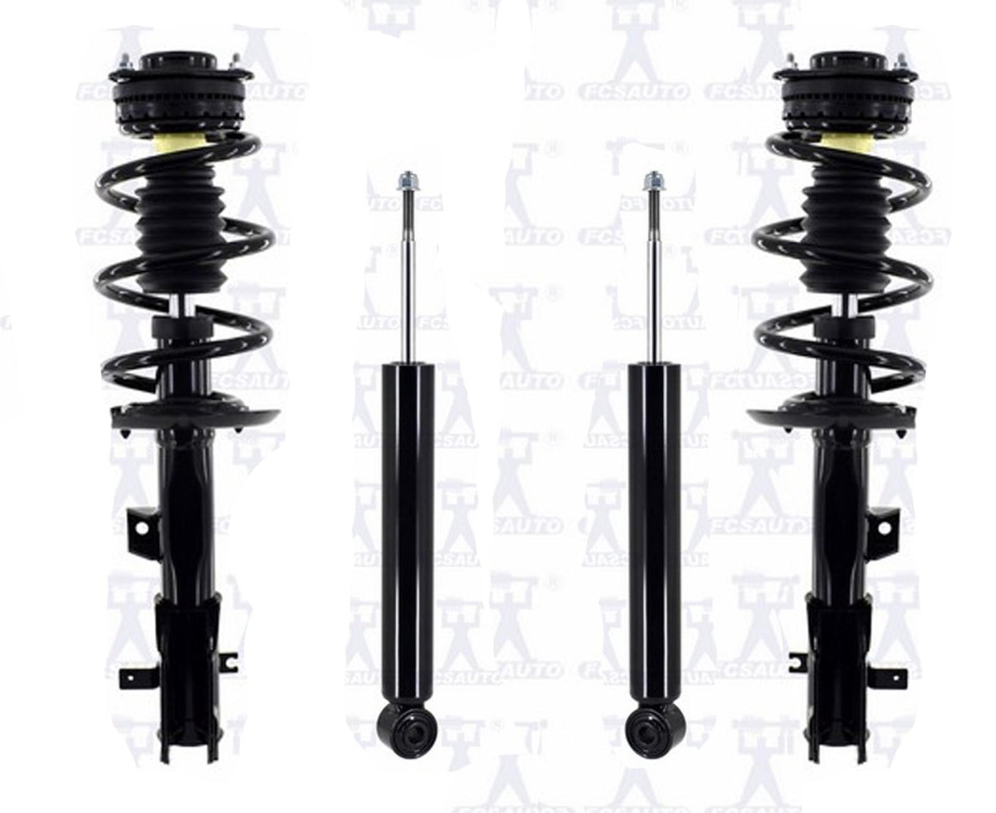 Front Struts & Rear Shocks For 17-2024 Chrysler Pacifica 3.6L Front Wheel Drive