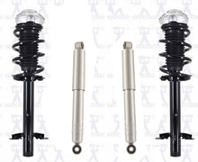 Conjunto de puntales de resorte helicoidal completo delantero para Ram Promaster 1500 2014-2020, kit de 4 piezas