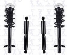 Conjunto de puntales de resorte helicoidal completo delantero para Ram Promaster 2500 2014-2020, kit de 4 piezas