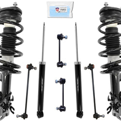 Puntales delanteros completos con resorte helicoidal y amortiguadores traseros para Mazda 6 2014-2017