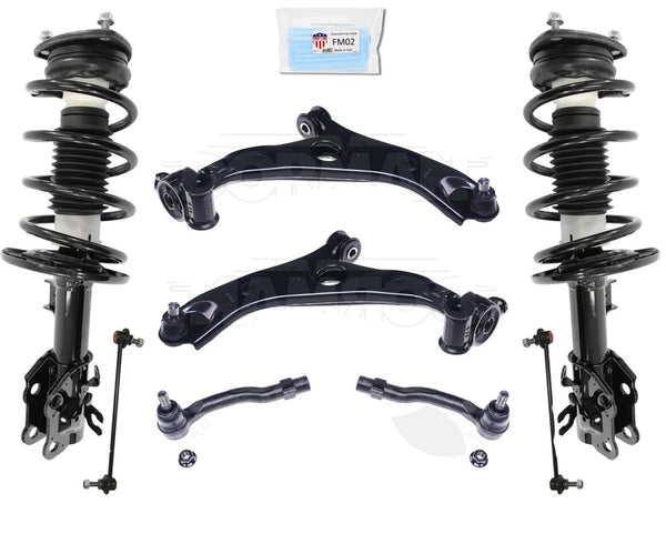 Puntales delanteros completos controles inferiores brazos tirantes enlaces para Mazda 6 2014-2017