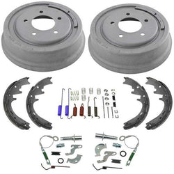 Brake Drums Brake Shoes Hardware 7pc Kit for Ford F150 5 Stud 1997-1999