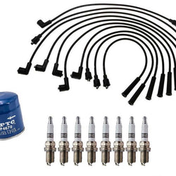 Ignition Wires Spark Plugs & Oil Filter for Land Rover Range Rover 3.9L 87-94