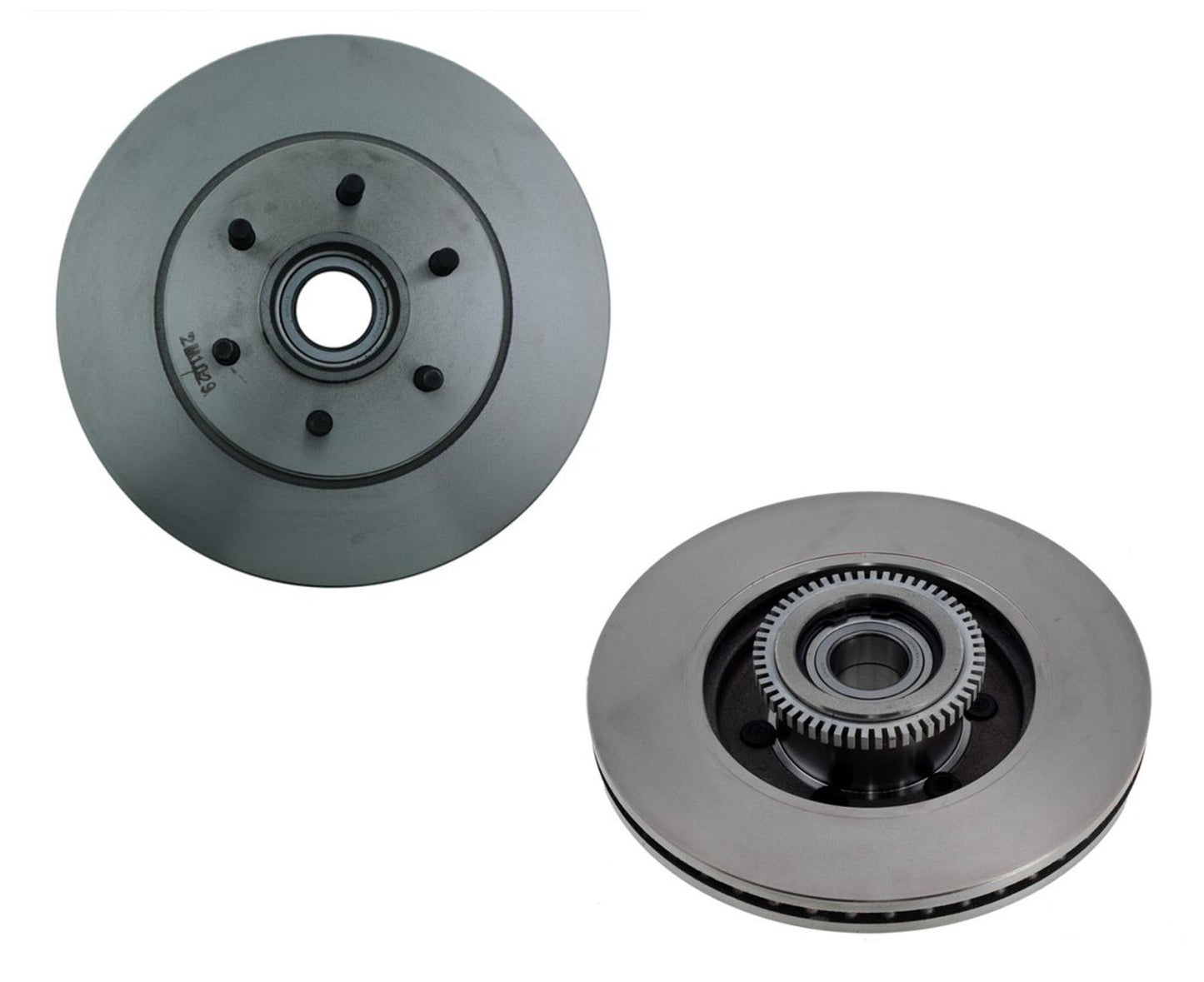 Front Left & Right Hub Wheel Bearing Rotor For F150 Rear Wheel Drive 2004-2008