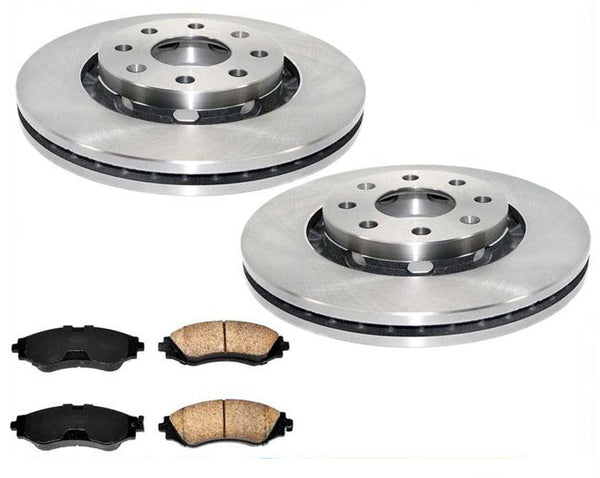 Rotores de disco delantero 100% nuevos y pastillas de freno de cerámica, 3 piezas para Suzuki Swift 04-07