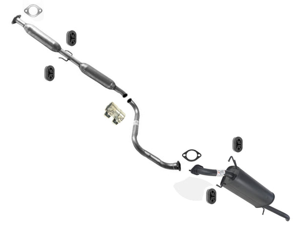 Middle Resonator and Muffler For 2007-2008 Chevrolet Aveo 1.6L