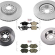 Front & Rear Brake Rotors Brake Pads for 2016-2018 Audi Q3 Q3 Quattro 6pc Kit