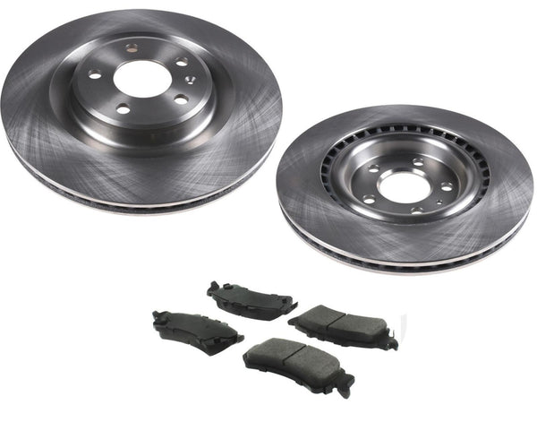 Pastillas de freno de rotores de freno con ventilación trasera 3p para Audi A4 Quattro 2.0 Código CYMC 17-2020