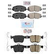 Front & Rear Ameri Brake Ceramic Brake Pads For 2018 19 20 2021 Volkswagen Atlas