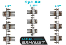 2" 2.25" 2.5" Exhaust Spherical Joint Repair Flange Universal Spring Bolt 9pckit