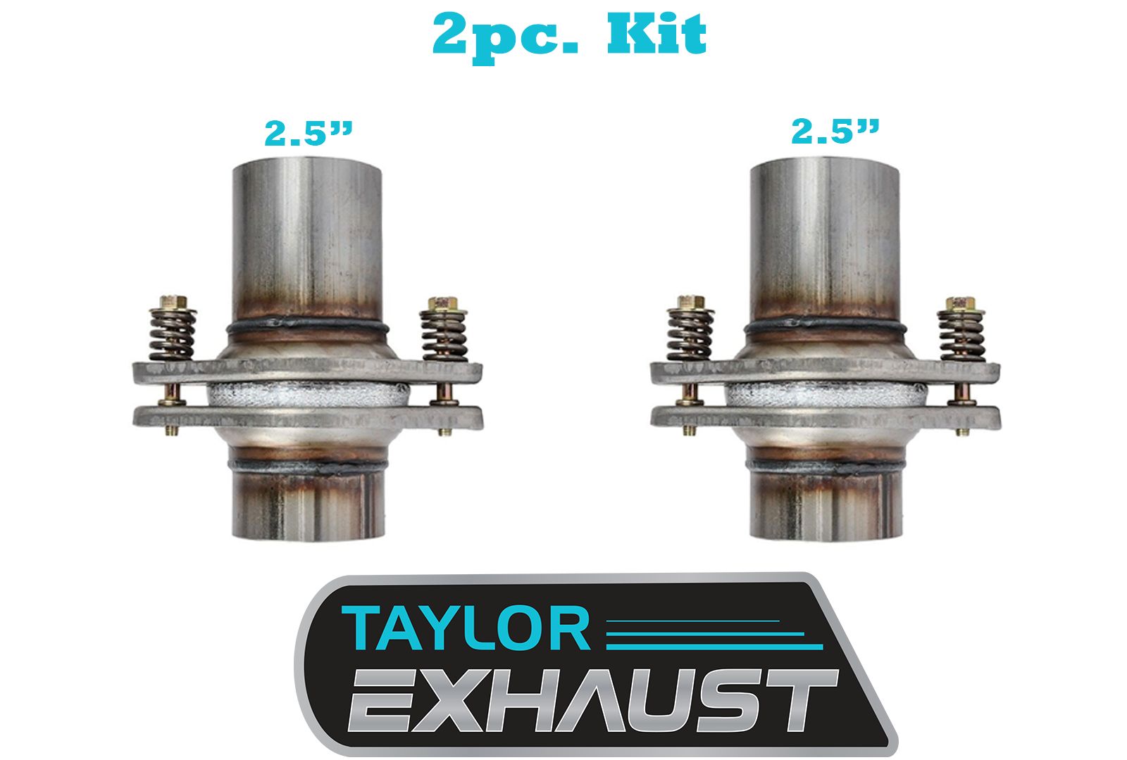 2.5" Exhaust Spherical Joint Repair Flange Universal Spring Bolt 2pc kit