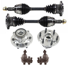 88-94 GM 4 ruedas motrices K1500 Pick Up 6 bujes de ruedas delanteras Ejes y rótulas