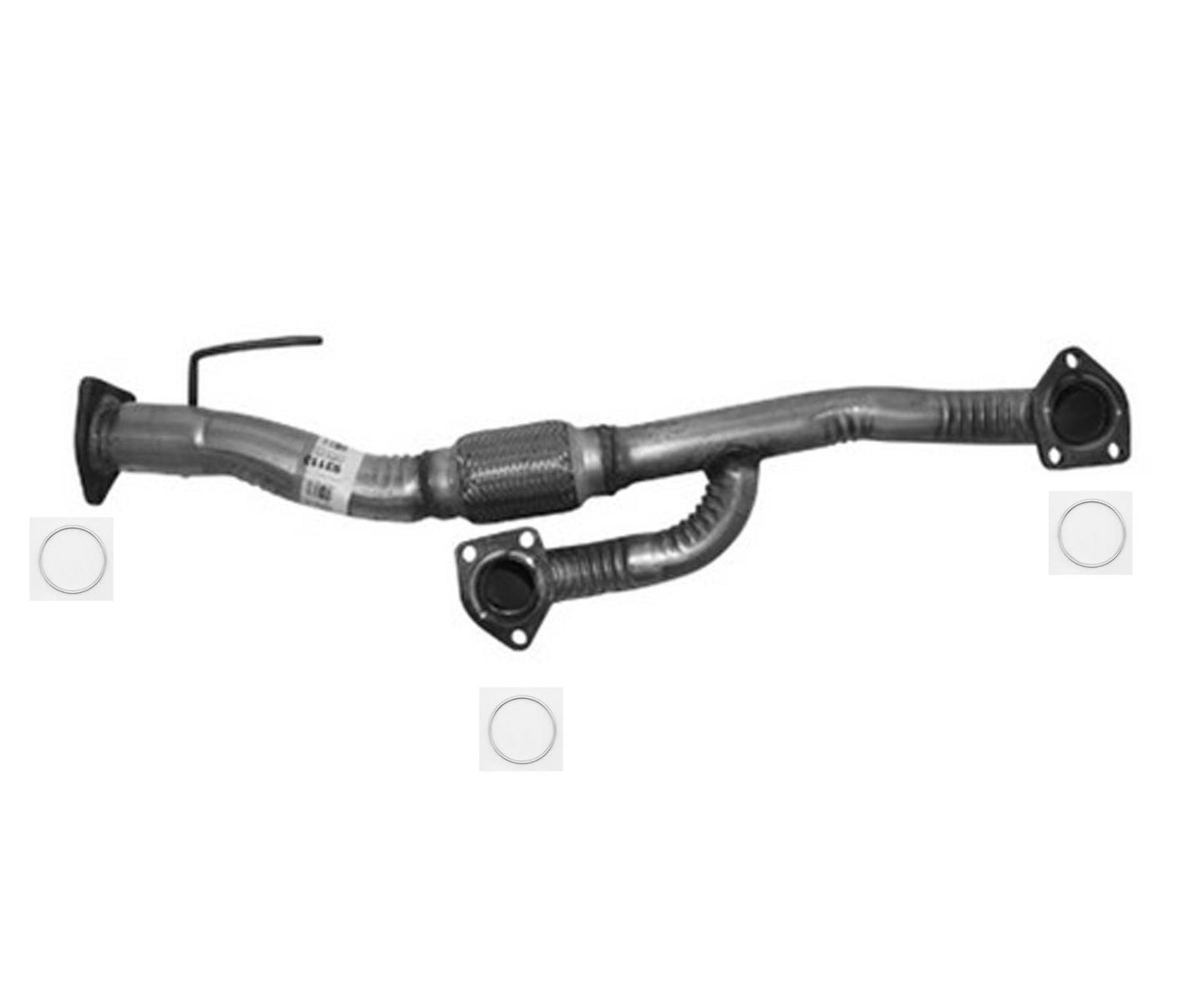 Frt Flex Y Engine Exhaust Pipe for Automatic Transmission Accord 3.0L 2003-2007