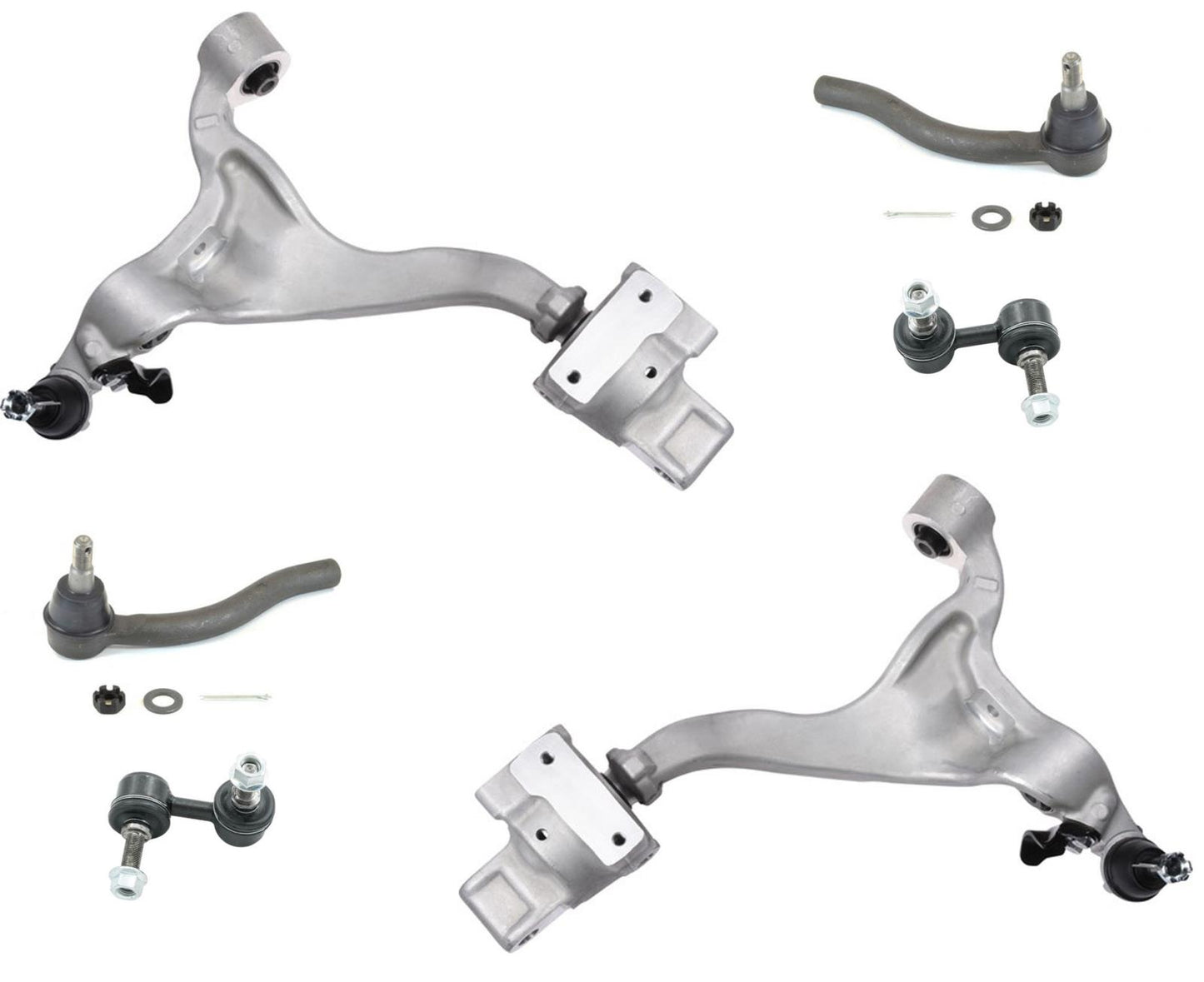Front Lower Control Arms Bushings For All Wheel Drive 08-12 Infiniti EX35 AWD