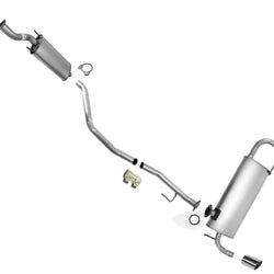 Middle Muffler with Extension Pipe & Rear Muffler for Nissan Murano 2009-2014