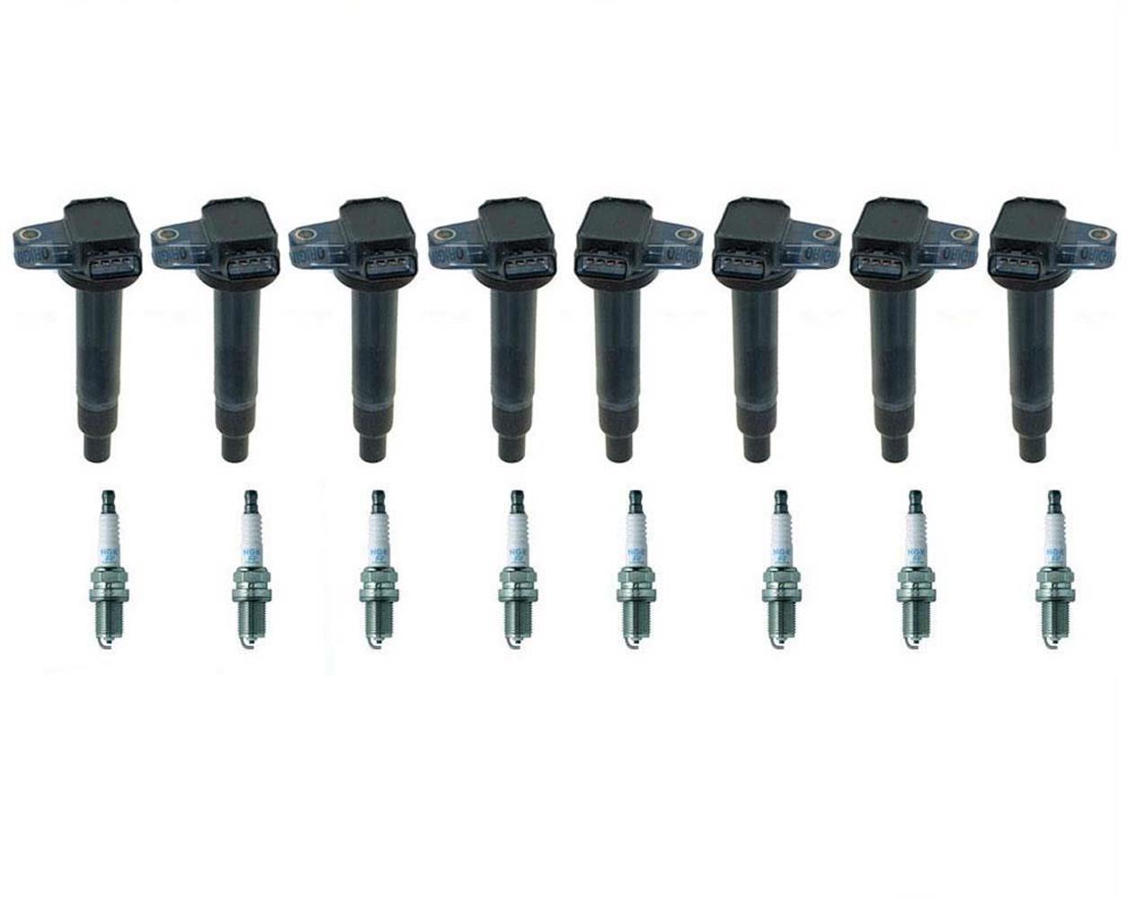 Bobinas de encendido + bujías para Lexus LX470 98-07 para Toyota Tundra 4.7L 05-09