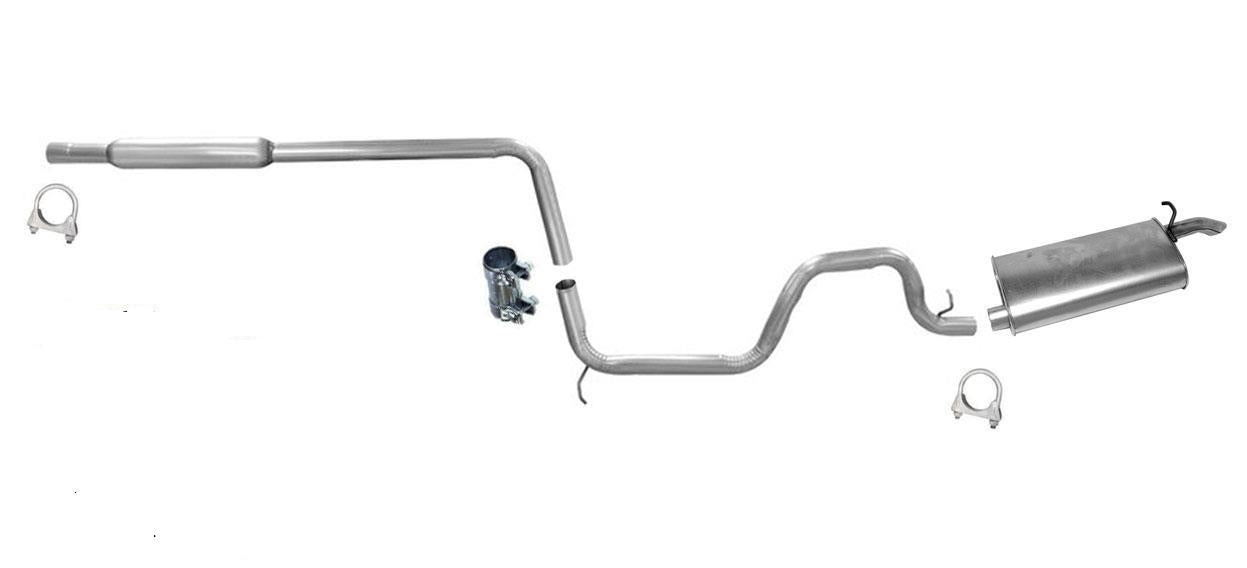 Resonator & Muffler for Mercury Sable Wagon Model V6 3.0L Single Exhaust 00-04
