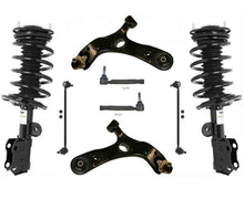 Front Complete Struts Lower Control Arms Tie Rods Links Fits Toyota Prius 10-15