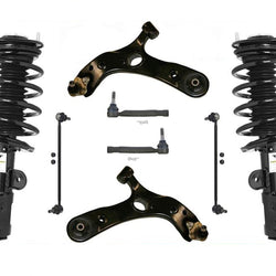 Puntales delanteros completos, brazos de control inferiores, varillas de amarre, enlaces para Toyota Prius 10-15