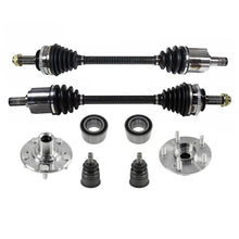 Front Axles Wheel Hubs Bearings Ball Joints for Honda Accord 3.0L 1998-2002
