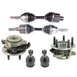 New (2) Front CV Axles Fits 03-05 Sport Trac 03-11 Ranger 4x4 Frt Hubs Ball Joit