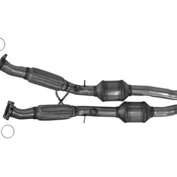 Eng. Y Flex Pipe Dual Catalytic Converter with Gaskets for 07-10 Volvo XC90 3.2L