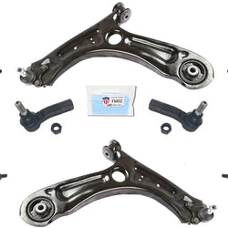 For Volkswagen Jetta Sedan 2011-2018 F Low Control Arms & Ball Joints Tie Rods