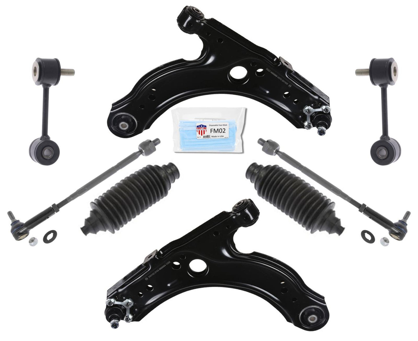 Kit de eslabones estabilizadores de brazos de control inferiores para Volkswagen Beetle 1998-2010