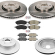 Front & Rear Brake Rotors & Brake Pads Fits Infiniti FX35 2006-2010