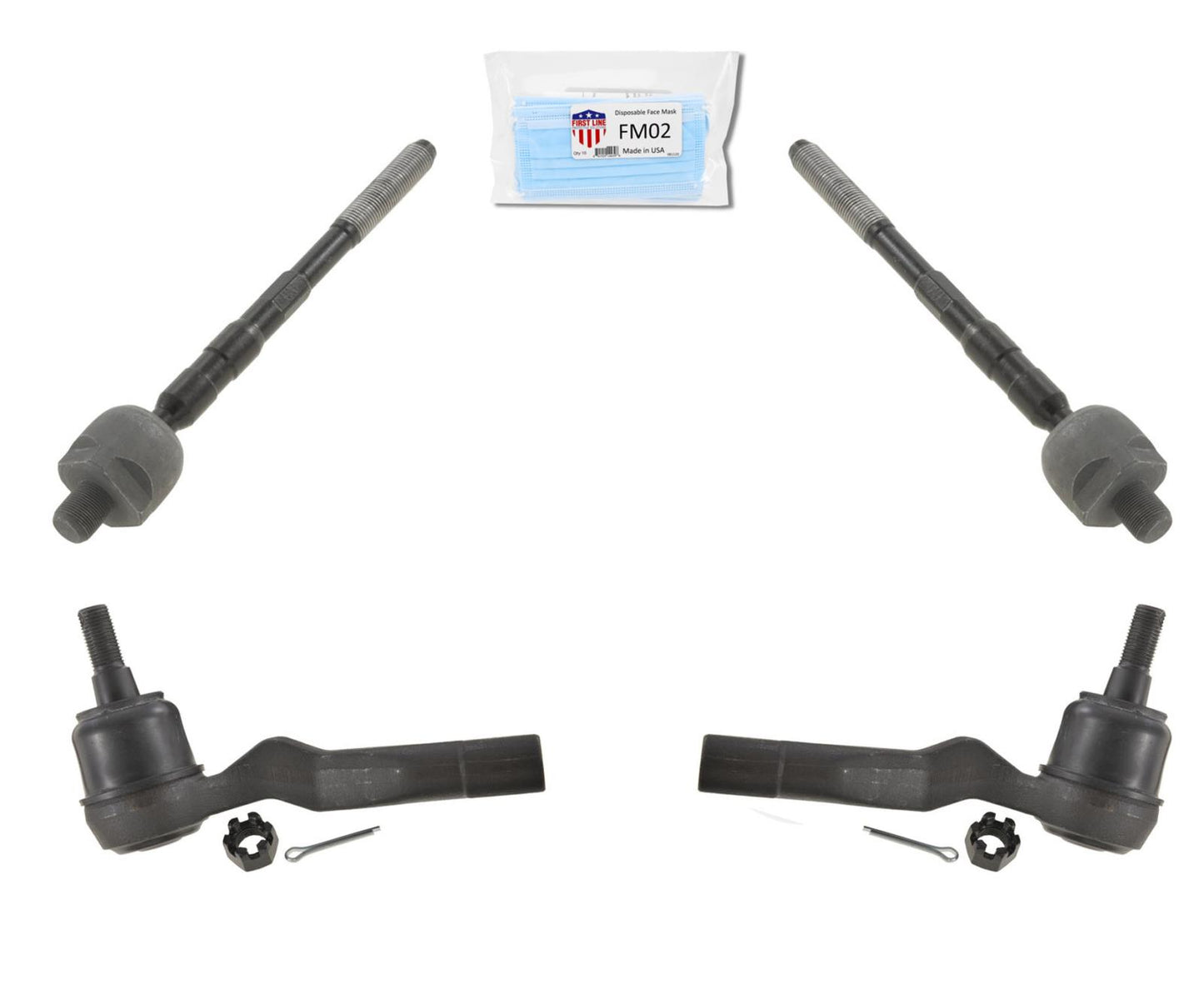 Varillas de acoplamiento delanteras interiores y exteriores para Nissan 350Z 2003-2009.