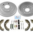 Rear Brake Drums Brake Shoes & Hardware Spring Kit For Honda Civic 2006-2015