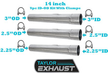 ID/OD Custom Exhaust Straight Pipe Kit, 2.25ID/OD 2.5ID/OD 3.ID/OD