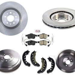 Fits 14-22 Ram ProMaster City Premium Front Brake Rotors Brake Pads Drums Shoes