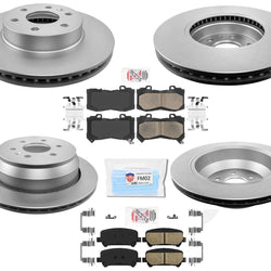 Coated Disc Brake Brake Rotors Brake Pads for 2015-2020 Chevrolet Colorado 6pc