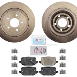 Rear 320MM Disc Brake Brake Rotors Brake Pads for Ford Explorer 2020-2023