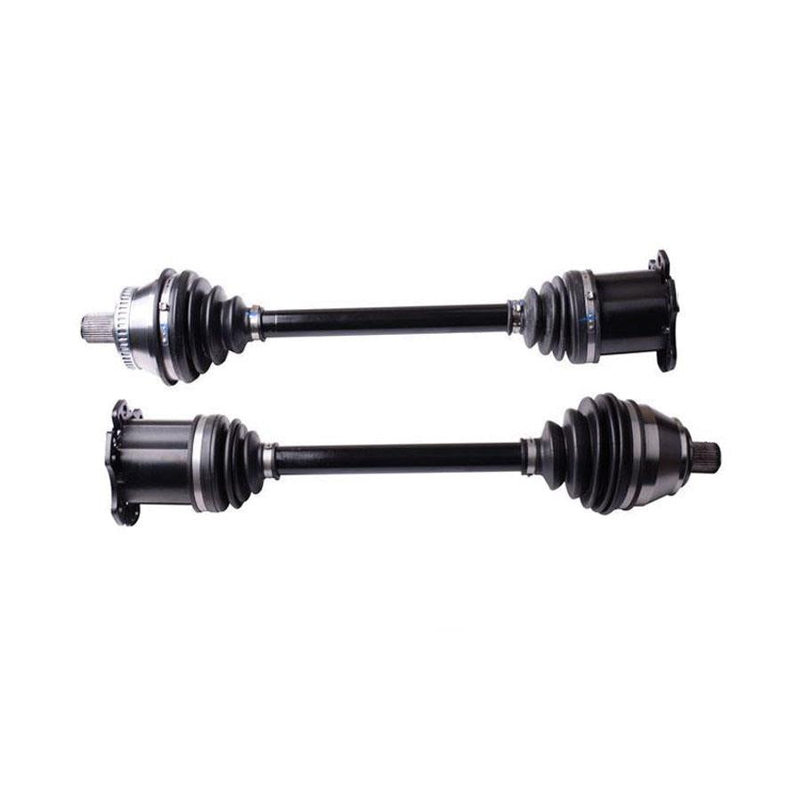 2 ejes de eje de transmisión CV delantero completo 100% nuevos probados con torque para Audi RS6 03-04