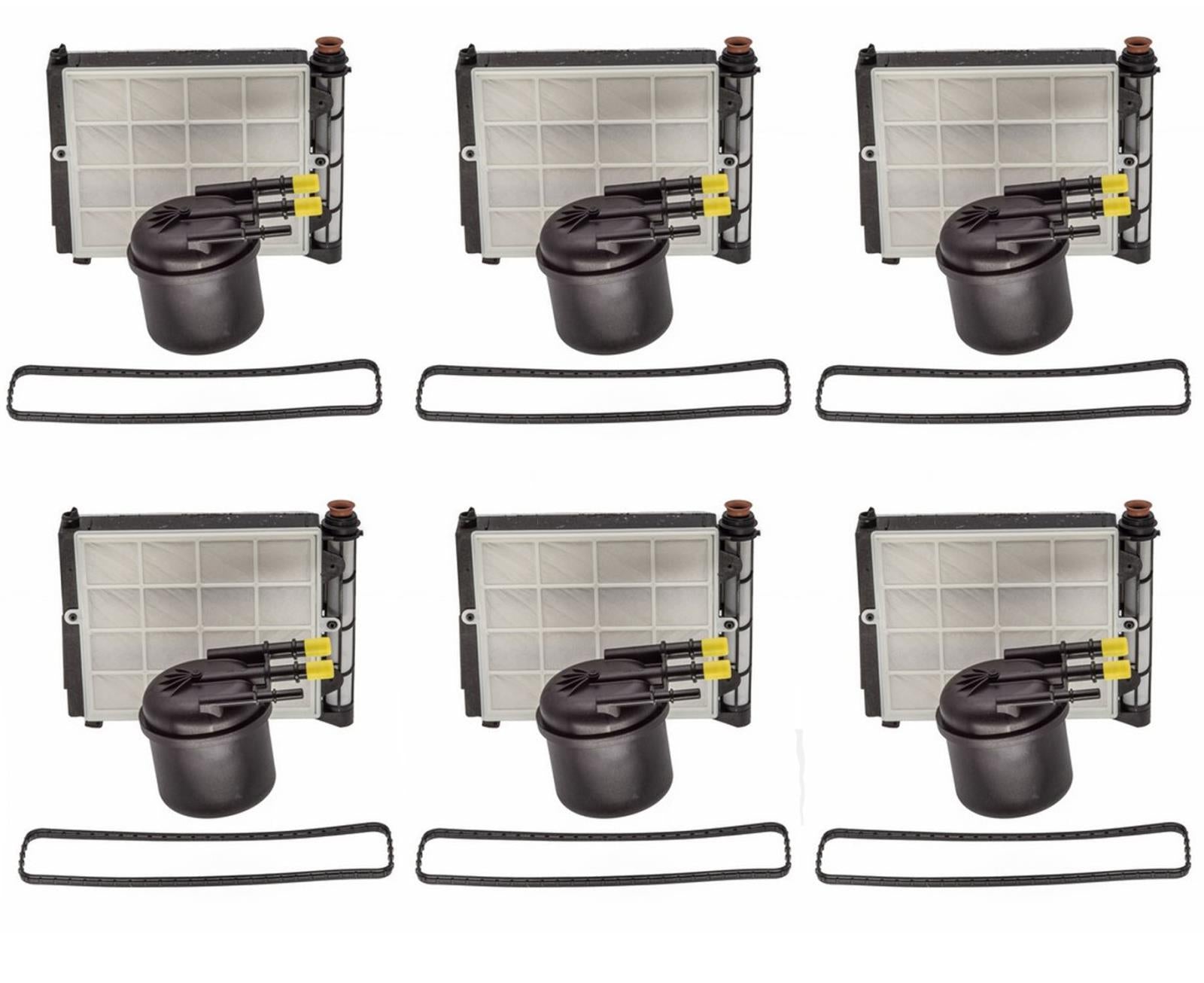 For 17-23 F250 6.7L Ford Powerstroke HC3Z9N184B Fuel Water Filter Kit 6 Pcs Kit