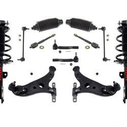 Chasis de 12 piezas, conjunto completo de puntal de resorte helicoidal delantero para Toyota Avalon 2006