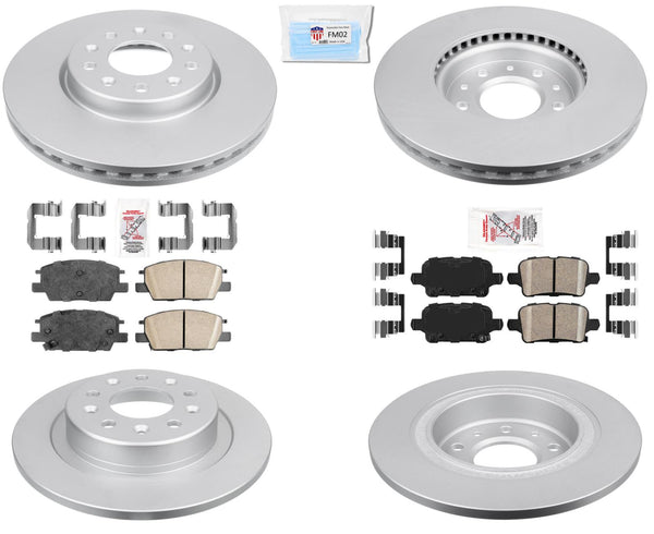 Rotores de freno de disco recubiertos de 300 mm para frenado Chevrolet Equinox J60 2018-2021