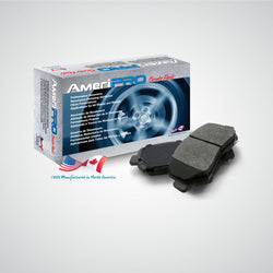 AmeriBRAKES Metallic Brake Pads Parking Shoes Fits for 2012-2020 Jeep SRT 6.4L