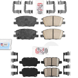 Ameri Brake Ceramic Pads & Hardware Chevrolet Equinox J60 Braking 300MM Rotors