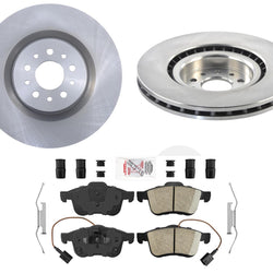 Fits 2014-2021 Ram ProMaster City Front Brake Rotors & Ceramic Brake Pads