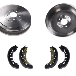 Para kit de servicio de zapatas y tambor de freno trasero Premium Ram ProMaster City 15-21