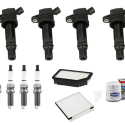 Direct Ignition Coils Spark Plugs Tune Up for 2012-2017 Hyundai Accent 1.6L