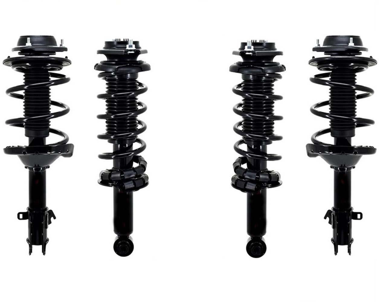 4 puntales de resorte helicoidales completos delanteros y traseros 2013-2014 para Subaru Legacy 2.5L 3.6L