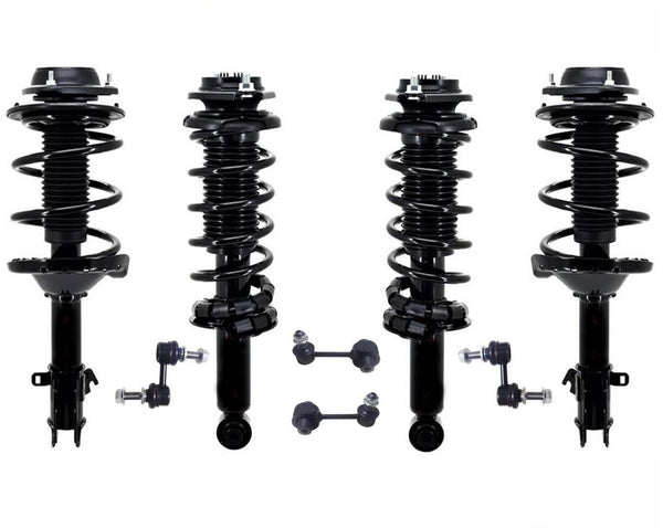 Front & Rear Coil Spring Struts Sway Bar Links for Subaru Legacy 8Pc 2013-2014