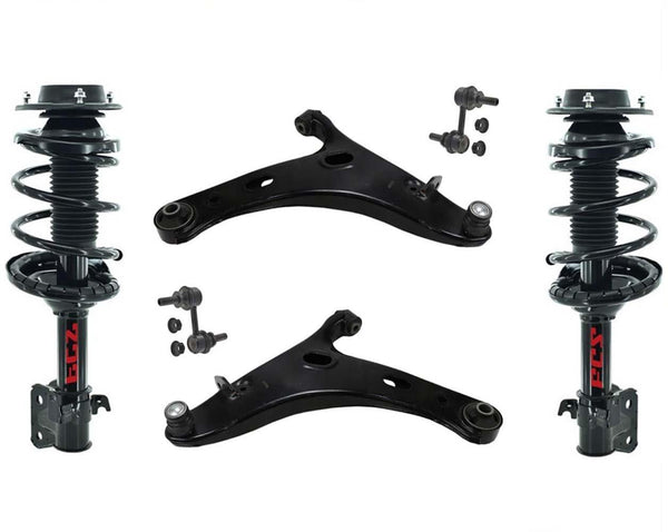 Front Struts Control Arms Ball Joints Links Fits 14-16 Subaru Forester XT 2.0L