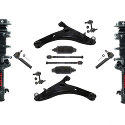 Coil Spring Struts Control Arms Tie Rods For Subaru Forester XT 2014-2016 2.0L
