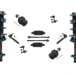 Front Struts Ball Joints Tie Rods Links For Subaru Forester 2.5L 2014-2016