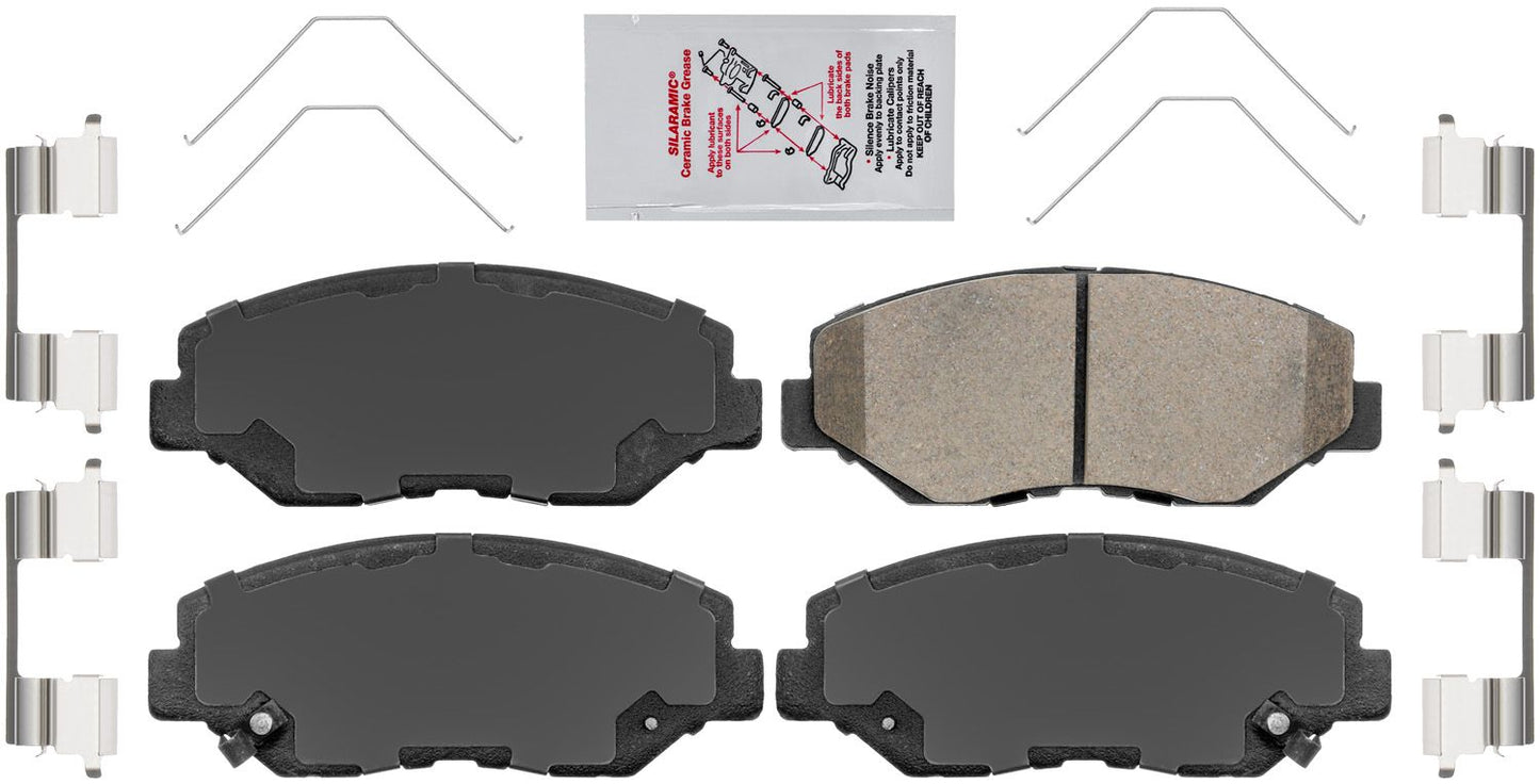 Almohadilla de cerámica + rotor delantero trasero para Honda Accord 2008-2016, para rotor de 282 mm
